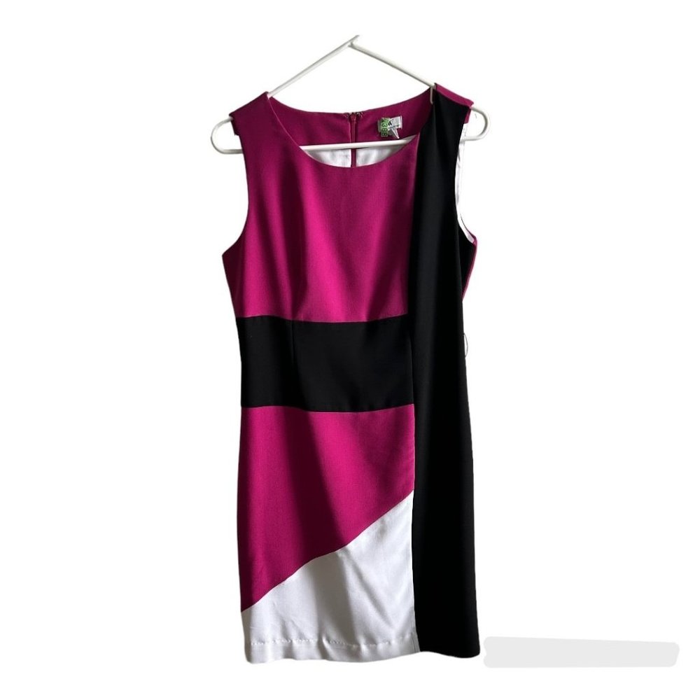 Worthington , Colorblock , Sleeveless, Sheath Dress